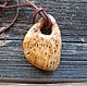 Jewelry Fair masters - handmade pendant Buy with a hole cap is willow Handmade
