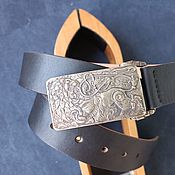 Аксессуары handmade. Livemaster - original item leather belt. Handmade.