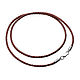 Brown silk Lace2,5 mm thickness. Necklace. belrufina. Online shopping on My Livemaster.  Фото №2