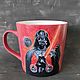Заказать Кружка с росписью, звездные воины, Дарт Вейдер, Star Wars, Darth Vader. Классные подарки. Ярмарка Мастеров. . Кружки и чашки Фото №3