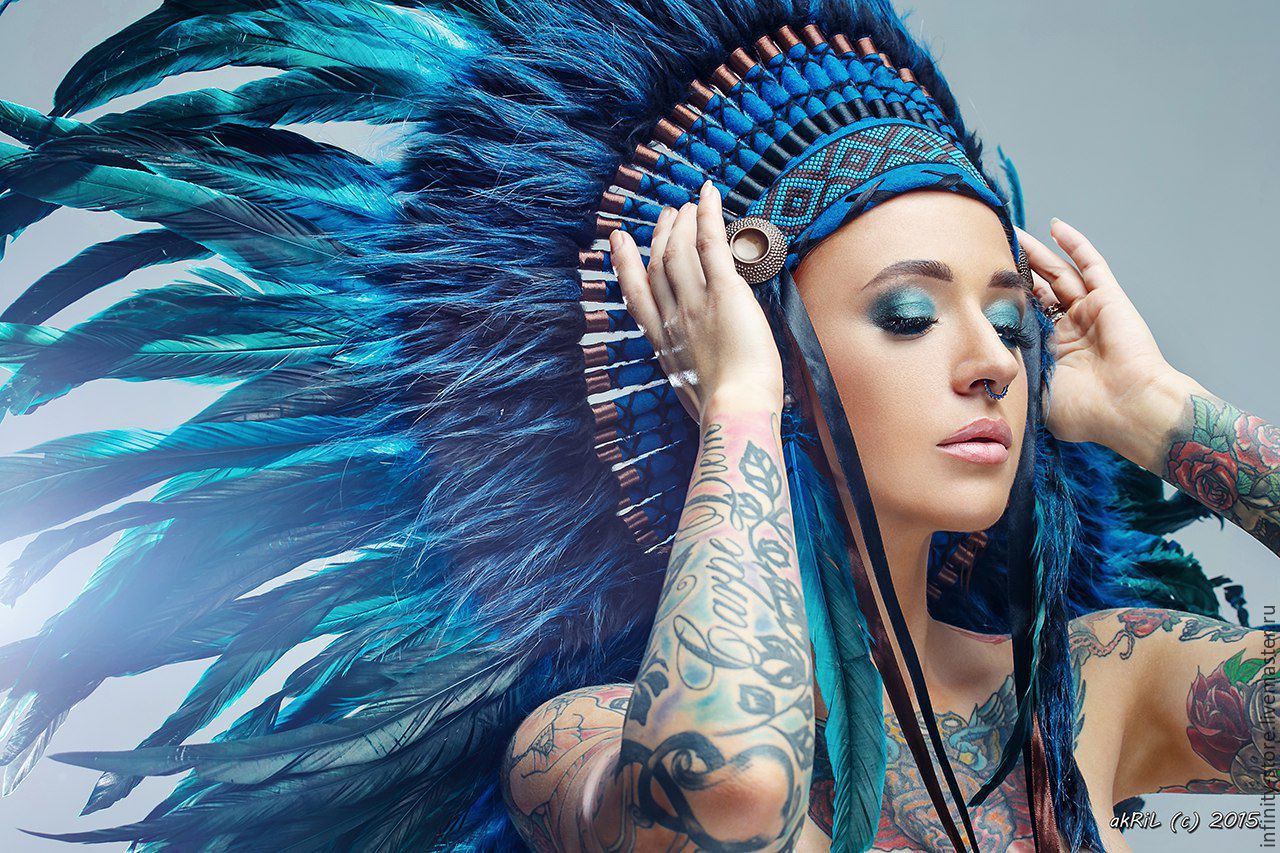 Indian headdress - Blue Lagoon – купить 