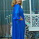 Combination: Nightgown made of blue cambric Vasilisa, a gift to the girl. Nightdress. Blouse Blues. My Livemaster. Фото №4