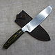 Knife 'Chef-2' 95h18 mikarta. Knives. Artesaos e Fortuna. My Livemaster. Фото №6