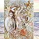 Sculpture painting Aphrodite. Decorative panel of the Sea, Pictures, St. Petersburg,  Фото №1