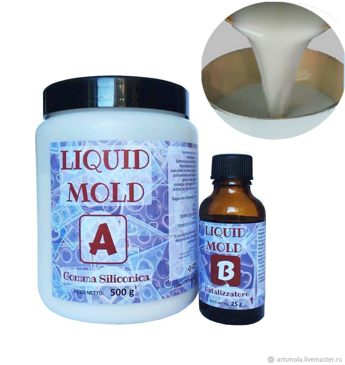 Жидкий силикон Liquid mold 500гр – купить на Ярмарке Мастеров – HRUATRU ...