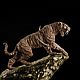 Statuette: ' Tiger on the rock'. Figurine. apanasovru. Online shopping on My Livemaster.  Фото №2