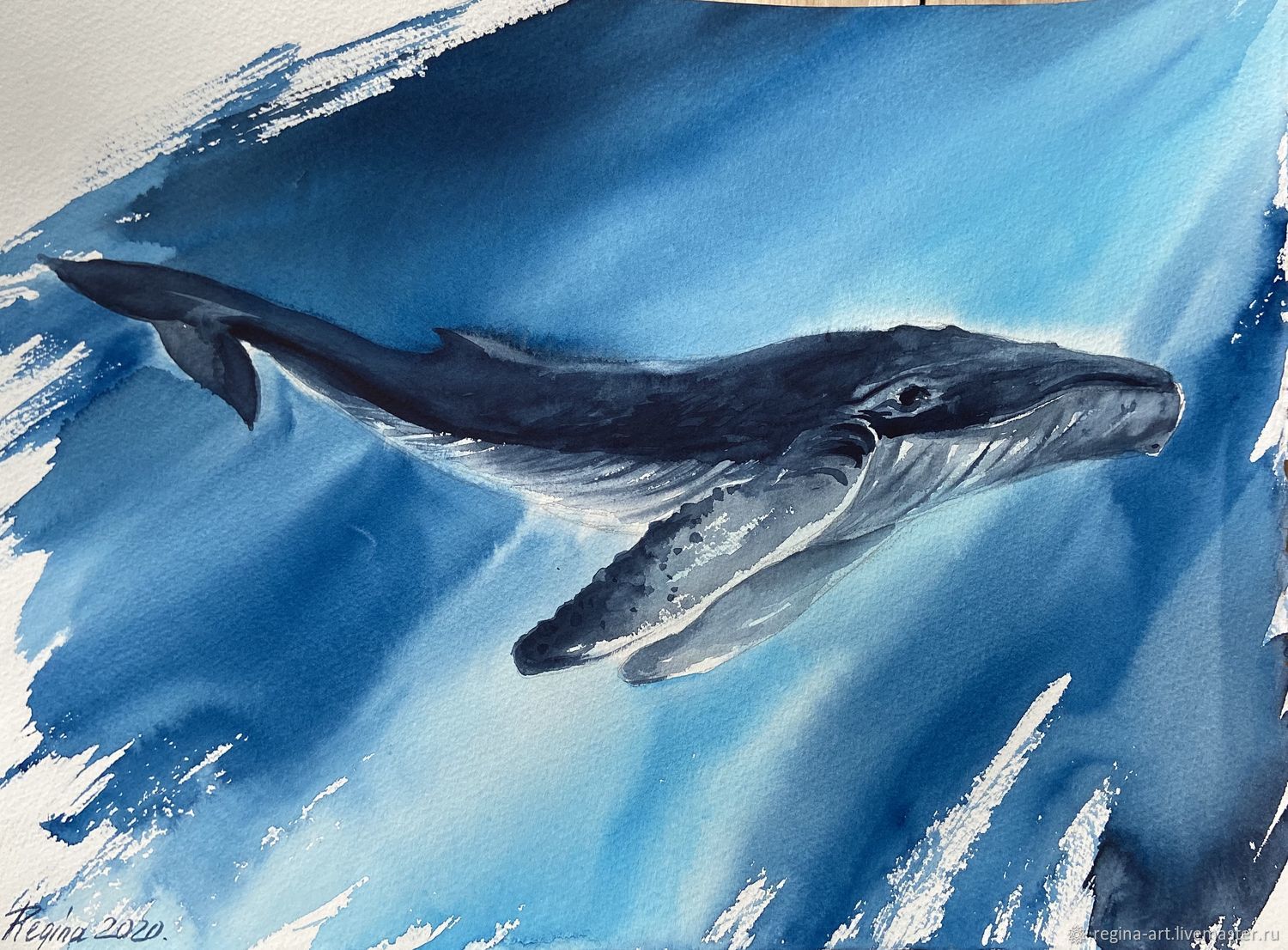 Синий кит картины