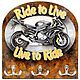 Настенная ключница «Ride to Live», Ключницы настенные, Москва,  Фото №1