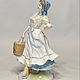 Винтаж: "Молочница" (Old Country Ways), Royal Worcester. Статуэтки винтажные. Елена thing_with_history. Ярмарка Мастеров.  Фото №4