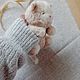 Заказать Вязаный спящий котенок кот котик. Вязаные игрушки, пинетки , погремушки. Ярмарка Мастеров. . Амигуруми куклы и игрушки Фото №3