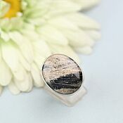 Украшения handmade. Livemaster - original item Ring with sun stone. Silver.. Handmade.