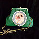Order Handbag ' Emerald'. Novozhilova Hats. Livemaster. . Classic Bag Фото №3