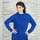 Свитер женский кашемировый жемчужной резинкой. Джемперы. Knit_Ox   Оксана. Ярмарка Мастеров.  Фото №5