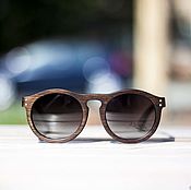 Новые солнцезащитные очки c деревянными дужками