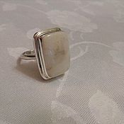 Украшения handmade. Livemaster - original item Ring (ring) with Botswana agate in 925 sterling silver. Handmade.
