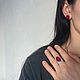 Комплект Swarovski в цвете Siam. Комплекты украшений. GERAUF JEWELRY. Ярмарка Мастеров.  Фото №5