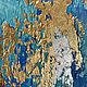 Заказать Картины абстракция бирюзовая и золото «Бирюза и Мёд». NiravaArts. Ярмарка Мастеров. . Картины Фото №3