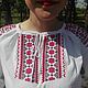 Traditional women's shirt with embroidery. Shirts. MARUSYA-KUZBASS (Marusya-Kuzbass). My Livemaster. Фото №4