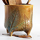  Vase on legs 'Autumn'. Vases. Ceramics by Valentina Shtanko. My Livemaster. Фото №4