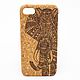 Eco-friendly iPhone 7/8 case with elephant Portuguese cork handmade, Case, Moscow,  Фото №1