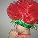 Headdress 'Carnation' or 'rose'. Carnival Hats. ludmila7070. Online shopping on My Livemaster.  Фото №2