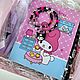 Набор подарок для девочки чокер украшение hello kitty куроми аниме. Подарочные боксы. Softanna. Ярмарка Мастеров.  Фото №5