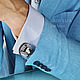Gemelos Conde De Montecristo. Gemelos negros de las mujeres de los hombres con el cristal. Cuff Links. LADY-LIZA jewelry shop. Ярмарка Мастеров.  Фото №12