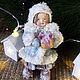 Заказать Ватная елочная игрушка  "Малышка". Magic-moments (Ольга Иванова). Ярмарка Мастеров. . Елочные игрушки Фото №3