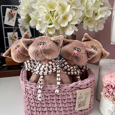 Куклы и игрушки ручной работы. Ярмарка Мастеров - ручная работа Котята. Handmade.