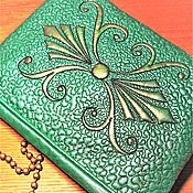 Сумки и аксессуары handmade. Livemaster - original item Women`s Emerald clutch bag, cross-body, prom bag (124). Handmade.