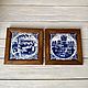 Винтаж: "Сыроварня" DELFT BLUE. Картины винтажные. Лавка любопытных вещиц Curiosa. Ярмарка Мастеров.  Фото №5