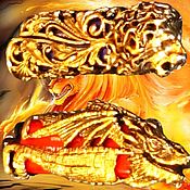 Сувениры и подарки handmade. Livemaster - original item Bronze case for Dragon, Lion lighters made of bronze casting/ brass. Handmade.