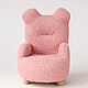 Детское кресло - мишка princess. Мебель для детской. Мебельная фабрика SIMBA. Интернет-магазин Ярмарка Мастеров.  Фото №2
