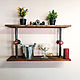 Order Pipe bracket for shelf in Loft style, Industrial. dekor-tseh. Livemaster. . Furniture fittings Фото №3
