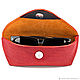 Order Leather eyeglass case (red). Russian leather Guild. Livemaster. . Eyeglass case Фото №3
