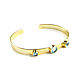 Gold bracelet with quartz 'Heavenly City' bracelet with stones, Hard bracelet, Moscow,  Фото №1