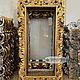 Зеркало в резной деревянной раме «Луи» 150х80 см. Зеркала. Zerkala.market. Ярмарка Мастеров.  Фото №5