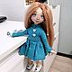 Кукла из ткани с рисованным лицом. Интерьерная кукла. Amourki_dolls  - Куклы из ткани. Ярмарка Мастеров.  Фото №7