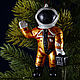 Christmas tree toy Christmas porcelain Christmas tree toy Cosmonaut. Christmas decorations. Christmas Art. Online shopping on My Livemaster.  Фото №2