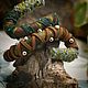 Spiralock, луплокс "Forest" mini. Украшения субкультур. Botanique Dreads and Wraps/Booka.Dreads. Ярмарка Мастеров.  Фото №4