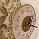 Заказать Настенные часы «Золотой узор», d=40 cm. ArtGalleryDecor. Ярмарка Мастеров. . Часы классические Фото №3