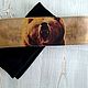 Order Men's headband and warm men's mitts Brown Bear. Lara (EnigmaStyle). Livemaster. . Headwear Sets Фото №3