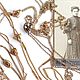 Винтаж: Коллекционная цепь для часов с природными опалами Бидермейер 1850г. Колье винтажные. винтаж. Ярмарка Мастеров.  Фото №6