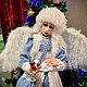 Интерьерная кукла ,,Снежный ангел ‘’, Интерьерная кукла, Феодосия,  Фото №1