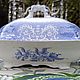 Винтаж: Террин Споуд Камилла голубой Spode Camilla, 1903 год. Сервизы винтажные. A_Queentage. Ярмарка Мастеров.  Фото №5