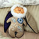 Rabbit sleep Keeper (toy Scops owl, collectible, rabbit), Stuffed Toys, St. Petersburg,  Фото №1