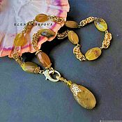 Украшения handmade. Livemaster - original item Necklace .   amber. Handmade.