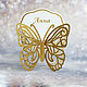 'Butterfly' table place cards. Card. Evrica (Evrica). Online shopping on My Livemaster.  Фото №2