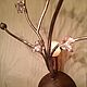 Copper wall lamp with ceramics and crystal. Sconce. Light Ceramics RUS (svetkeramika). My Livemaster. Фото №5