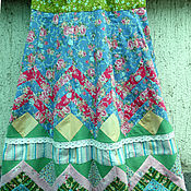 Одежда handmade. Livemaster - original item Skirts: Patchwork skirt 